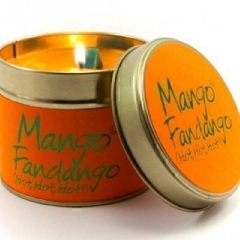 Let Lily Flame scented candles transport you to a different place. Mango Fandango; Hot! Hot! Hot! The worlds tangiest, most mango-ey candle. Just look at it. It’s fantastic isn’t it! Burn Time 35 hours. Dimensions 7.7 x 6.6cm